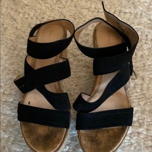 Gianvito Rossi strapped wedges